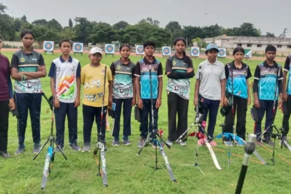 संभाग स्तरीय तीरंदाजी प्रतियोगिता में प्रथम स्थान, राज्य स्तरीय प्रतियोगिता के लिए किया क्वालीफाई