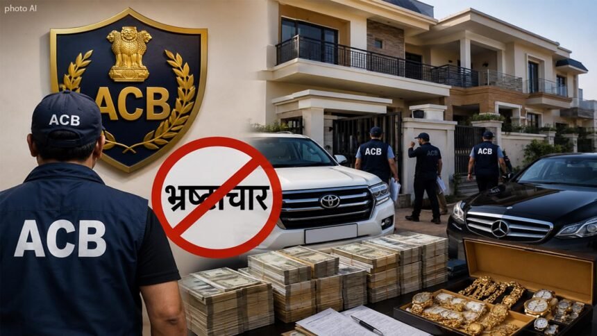 भ्रष्टाचार के खिलाफ एसीबी का बड़ा एक्शन: डीएसपी रेड्डी के 16 ठिकानों पर की छापेमारी, 200 करोड़ से ज्यादा की मिली संपत्ति