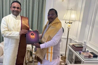छत्तीसगढ़ के कृषि मंत्री ने श्री सत्य साई ग्राम का किया दौरा