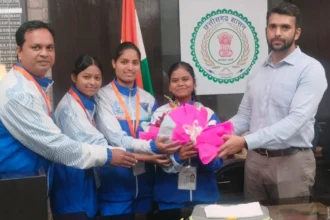 सोनम, शांति और मानसी ने भारतीय महिला लैक्रॉस टीम के साथ मलेशिया में जीता कांस्य पदक