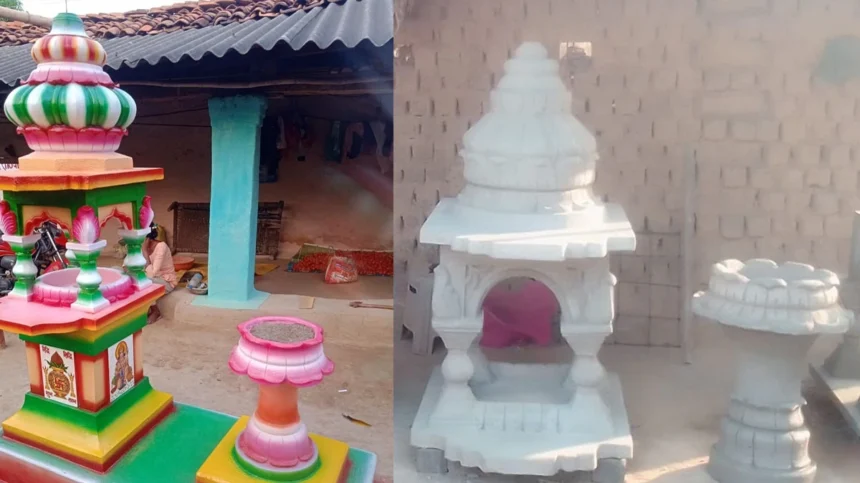 सीमेंट से सजावटी सामान बनाकर बढ़ाई आमदनी