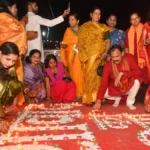 सरोवर तालाब में दिखा अद्भुत नजारा, स्वास्थ्य मंत्री श्याम बिहारी जायसवाल की मौजूदगी में उमड़ा जनसैलाब
