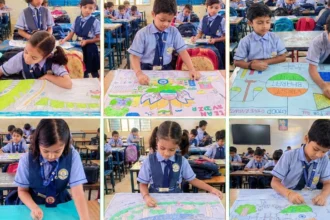 सेवा संकल्प अभियान में चित्रकला एवं पोस्टर प्रतियोगिता के माध्यम से बच्चों ने दिया राष्ट्र निर्माण का संदेश