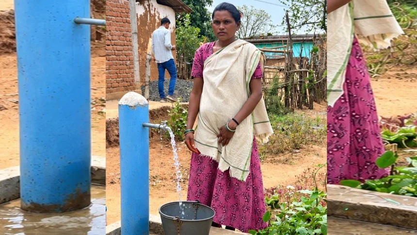 ग्राम पंडरी में जल जीवन मिशन से बदली जिंदगी की तस्वीर