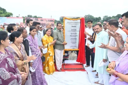 सेवा संकल्प अभियान : खर्राघाट में 29.99 करोड़ के विकास कार्यों का भूमिपूजन