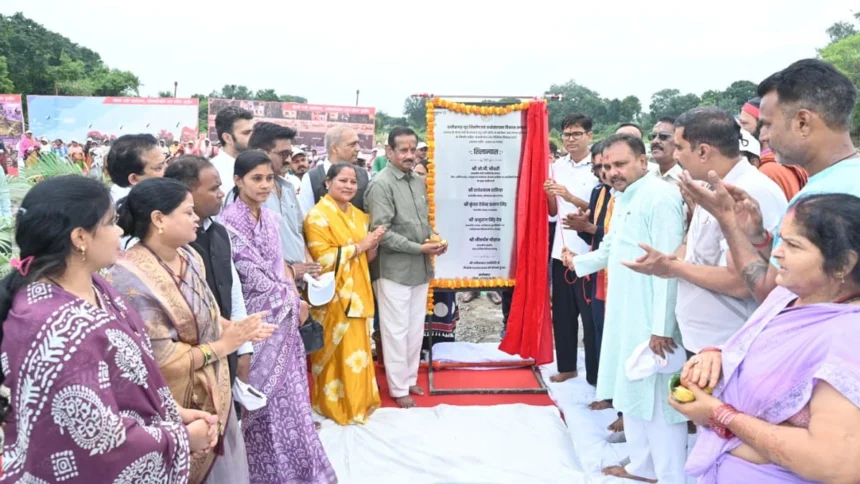 सेवा संकल्प अभियान : खर्राघाट में 29.99 करोड़ के विकास कार्यों का भूमिपूजन