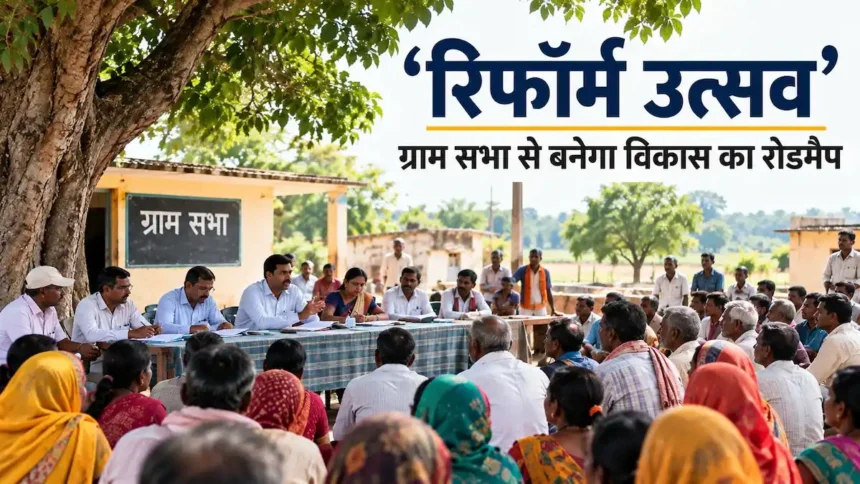 रिफॉर्म उत्सव के साथ विकसित ग्राम पंचायत प्लान (वीजीपीपी) की प्लानिंग शुरू