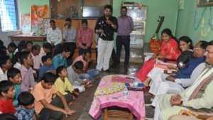 मंत्री रामविचार नेताम ने किया दिव्यांग विद्यालय का औचक निरीक्षण