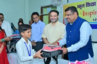 शिक्षा मंत्री ने इंस्पायर मानक में चयनित 40 प्रतिभागियों का किया सम्मान