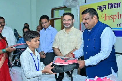 शिक्षा मंत्री ने इंस्पायर मानक में चयनित 40 प्रतिभागियों का किया सम्मान