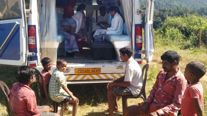 आमाकोना (शंकरगढ़) व चंपानगर (कुसमी) में लगे स्वास्थ्य एवं पोषण शिविर